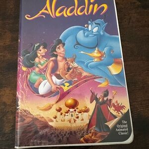 Aladdin Black Diamond VHS Tape
